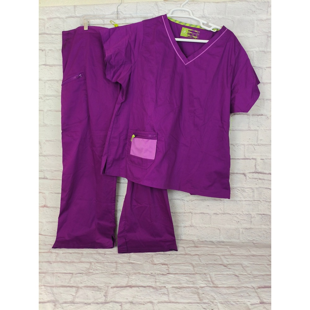Antidote Reflex Top and Navigator Pants Scrub Set 3XL Wild Orchid Purple